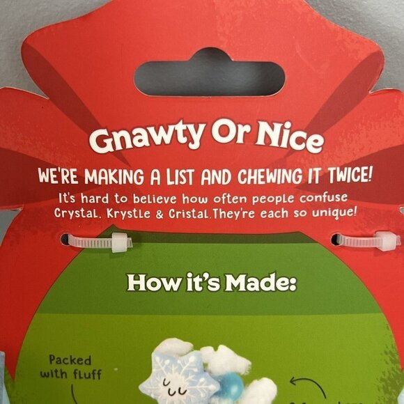 BARK Gnawty or Nice Winter Snowflakes Trio Christmas Dog Toy New Barkbox - Picture 6 of 10